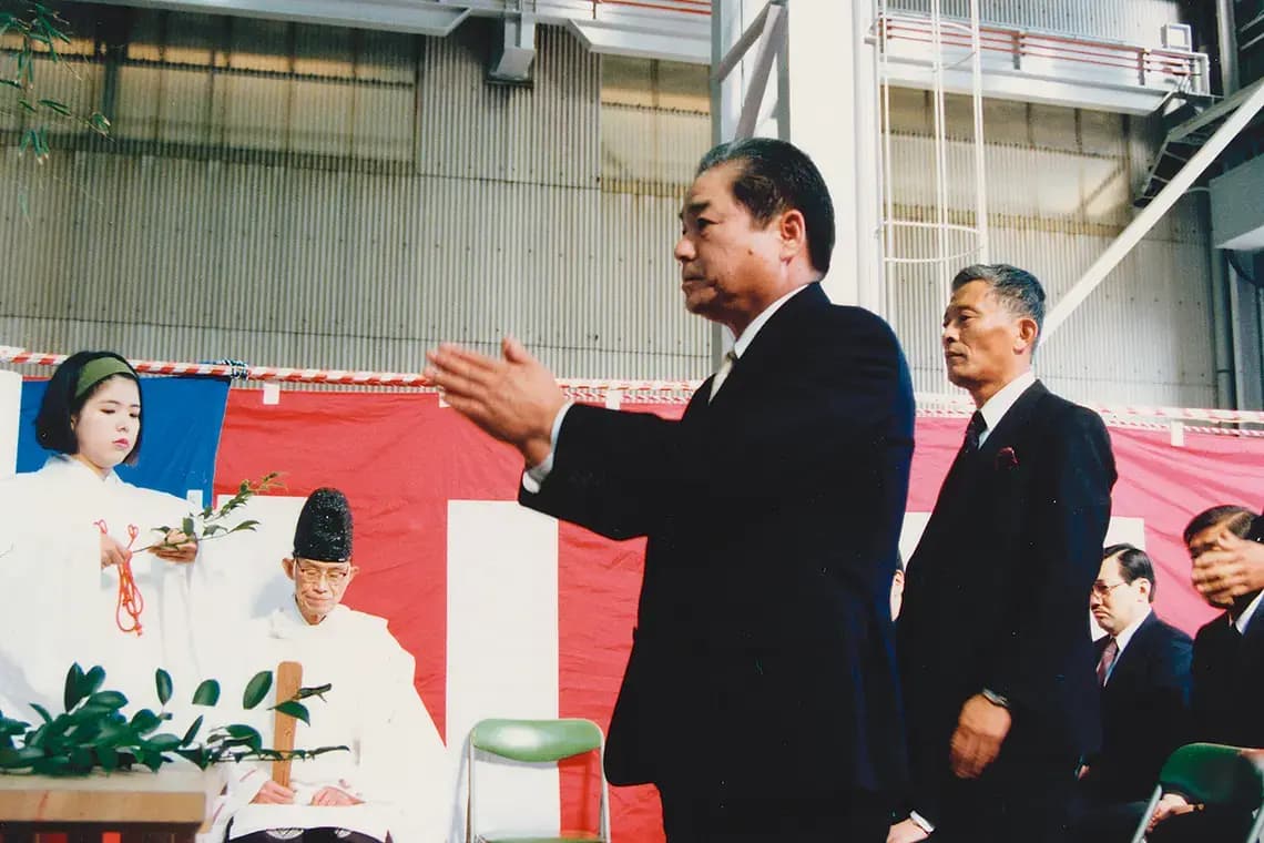 新生愛媛工場 稼働時の様子