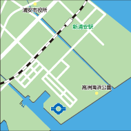関東支店　浦安工場地図